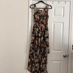 Women’s floral high-low Venus dress